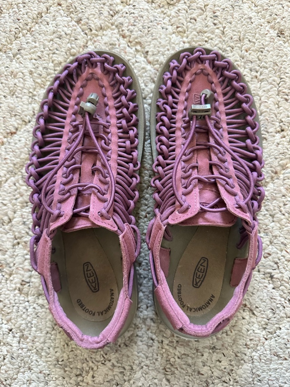 Keen Pink Woven Outdoor Sandals